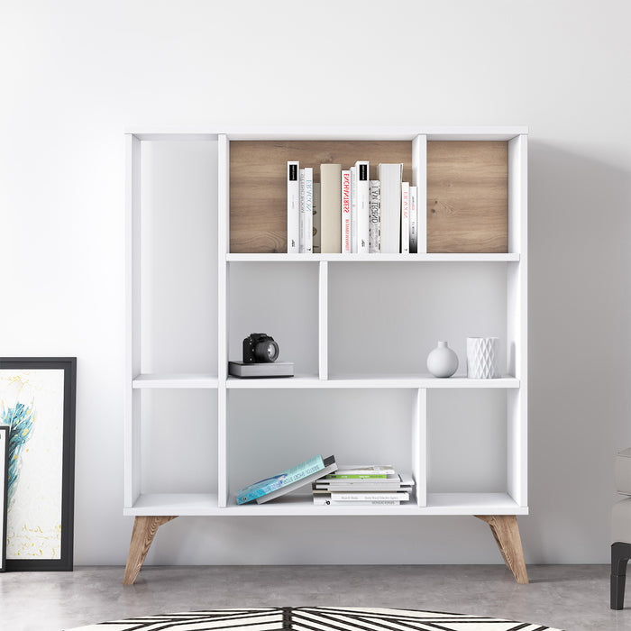 Frame Heron 95 W x 106 H Bookcase by Ruumstore