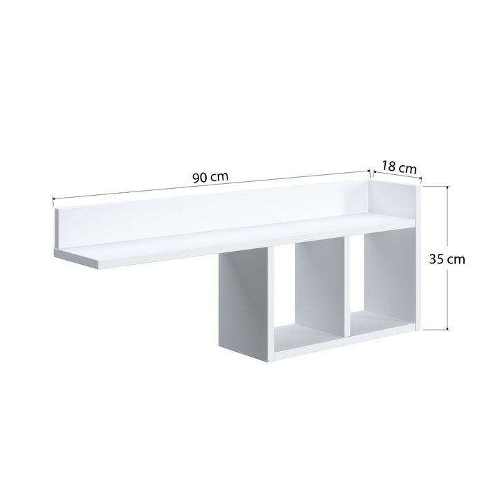 Dia Wood 90cm Floating Shelf by Ruumstore