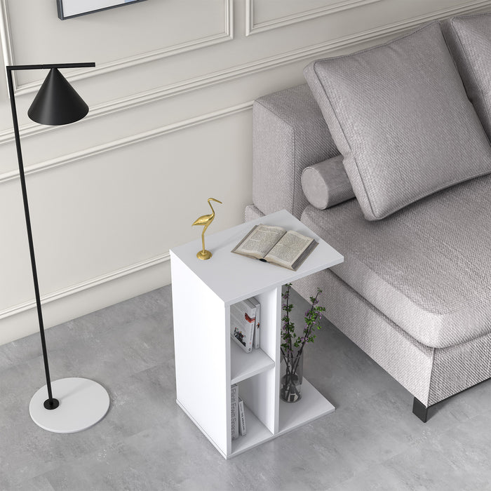 Slot 59cm Tall C Shape Side Table by Ruumstore