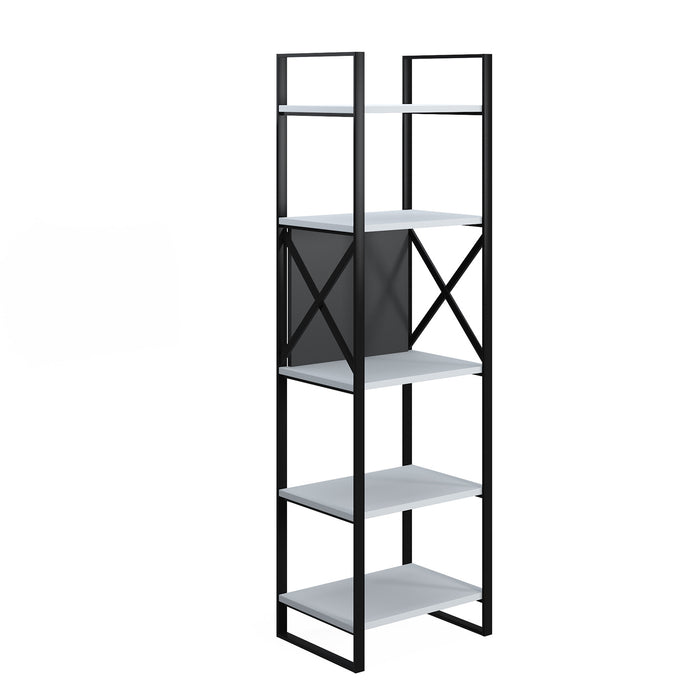 Meta 48cm W x 164cm H Narrow Bookcase by Ruumstore