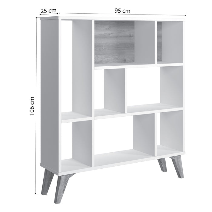 Frame Heron 95 W x 106 H Bookcase by Ruumstore