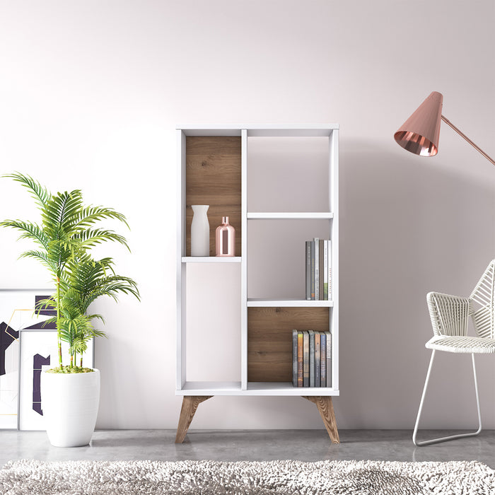 Frame  55 W x 106 H Small Bookcase by Ruumstore