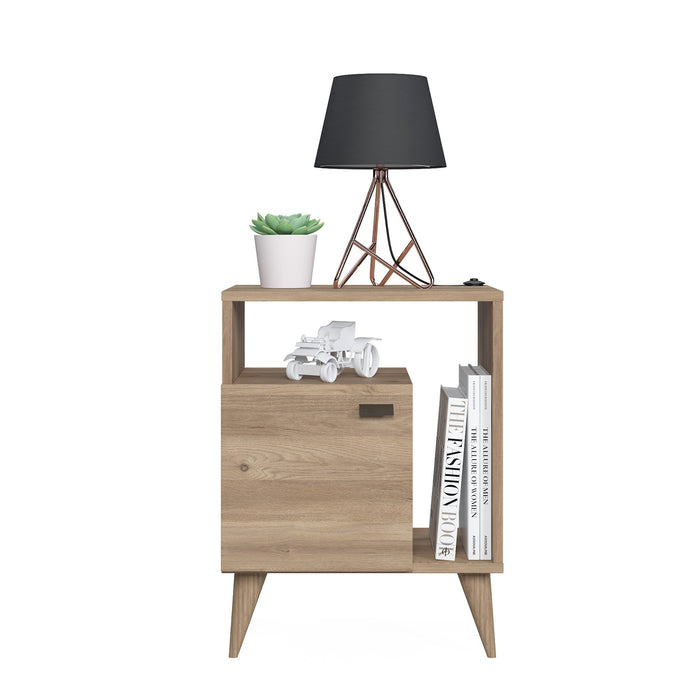 Geo 65cm Tall Nightstand by Ruumstore