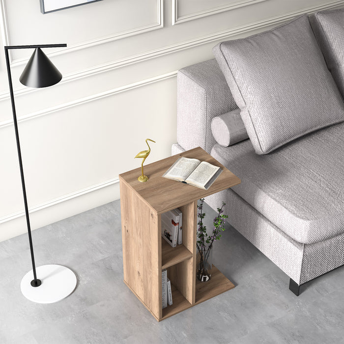 Slot 59cm Tall C Shape Side Table by Ruumstore