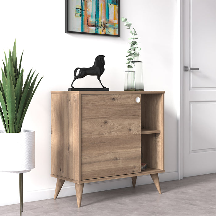 Vega 74cm Tall 1-Door Cabinet by Ruumstore