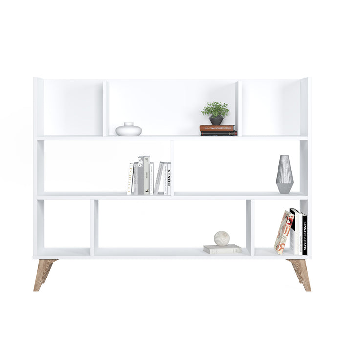 Frame Dion 140cm W x 106cm H Bookcase by Ruumstore