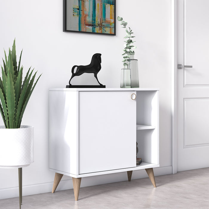 Vega 74cm Tall 1-Door Cabinet by Ruumstore