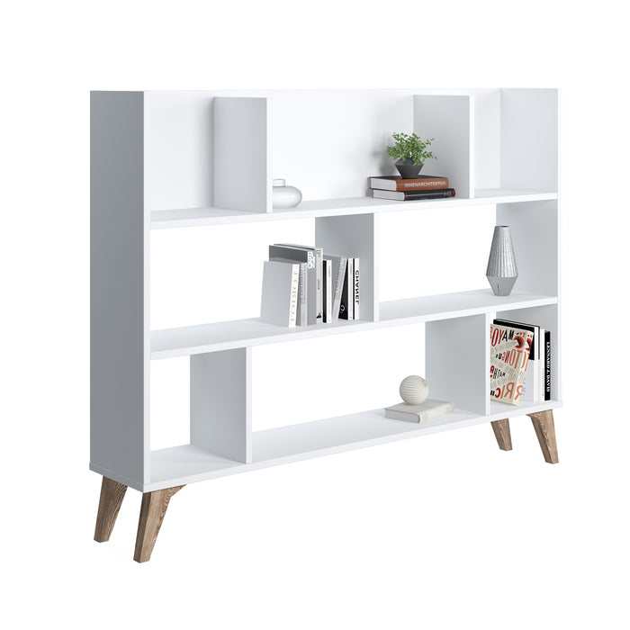 Frame Dion 140cm W x 106cm H Bookcase by Ruumstore