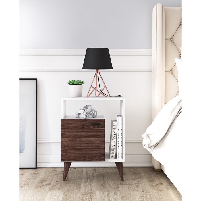 Geo 65cm Tall Nightstand by Ruumstore