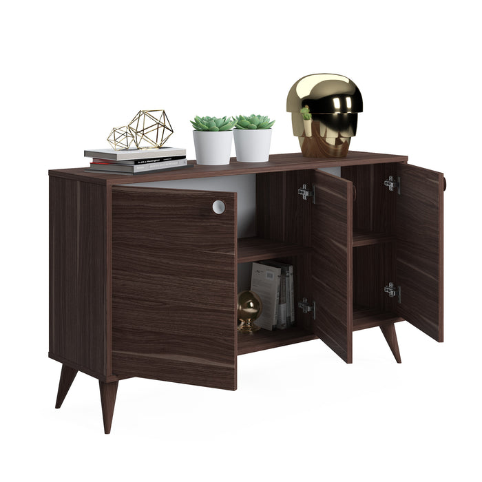 Vega 74cm Tall 3-Door Console Cabinet by Ruumstore