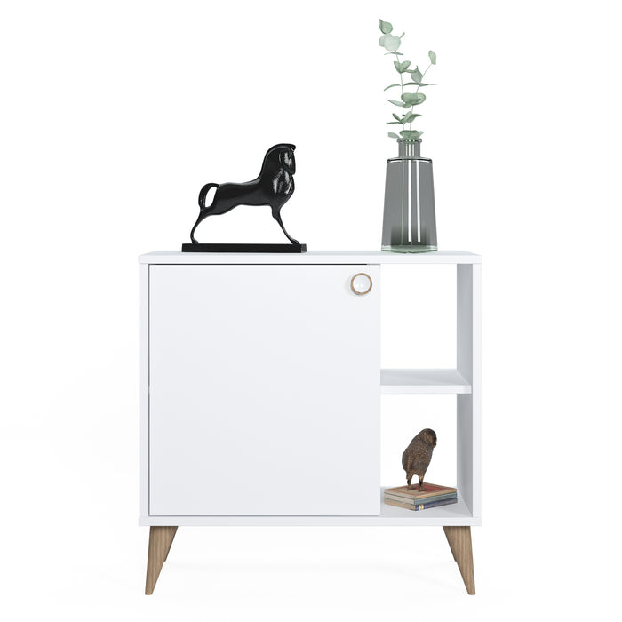 Vega 74cm Tall 1-Door Cabinet by Ruumstore