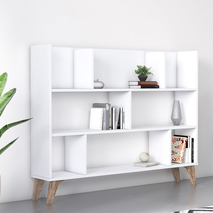 Frame Dion 140cm W x 106cm H Bookcase by Ruumstore