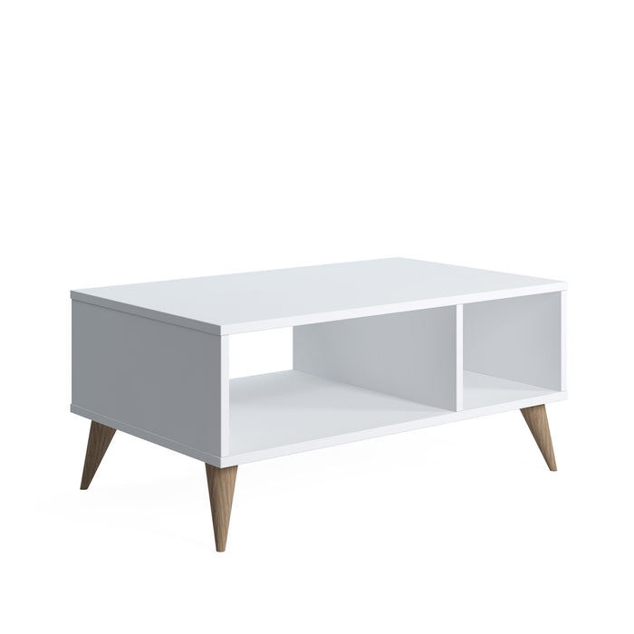 Vega Coffee Table 89cm W with Storage by Ruumstore