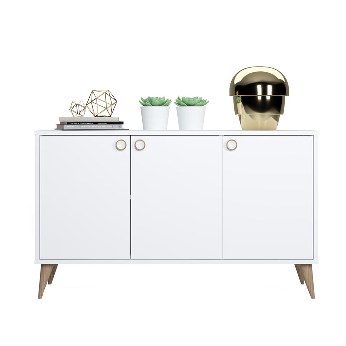 Vega 74cm Tall 3-Door Console Cabinet by Ruumstore