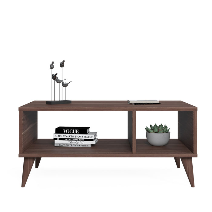 Vega Coffee Table 89cm W with Storage by Ruumstore