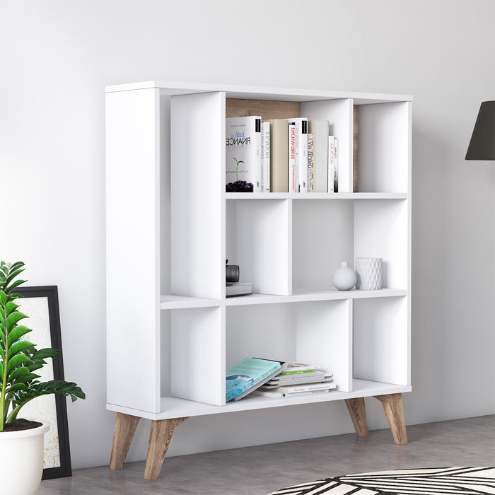 Frame Heron 95 W x 106 H Bookcase by Ruumstore