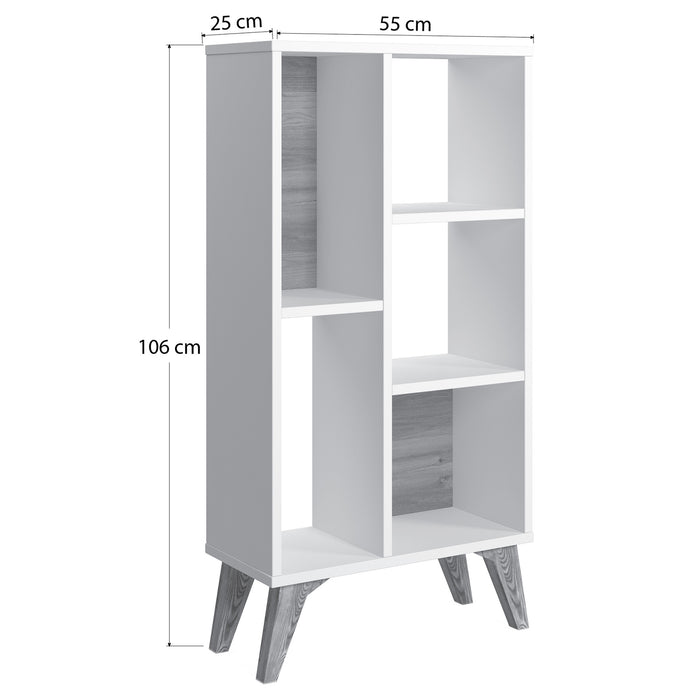 Frame  55 W x 106 H Small Bookcase by Ruumstore