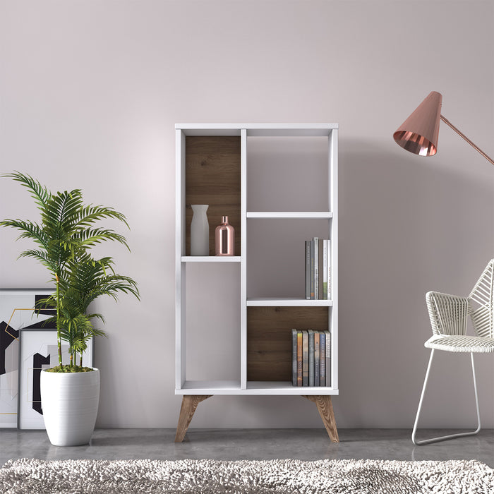 Frame  55 W x 106 H Small Bookcase by Ruumstore