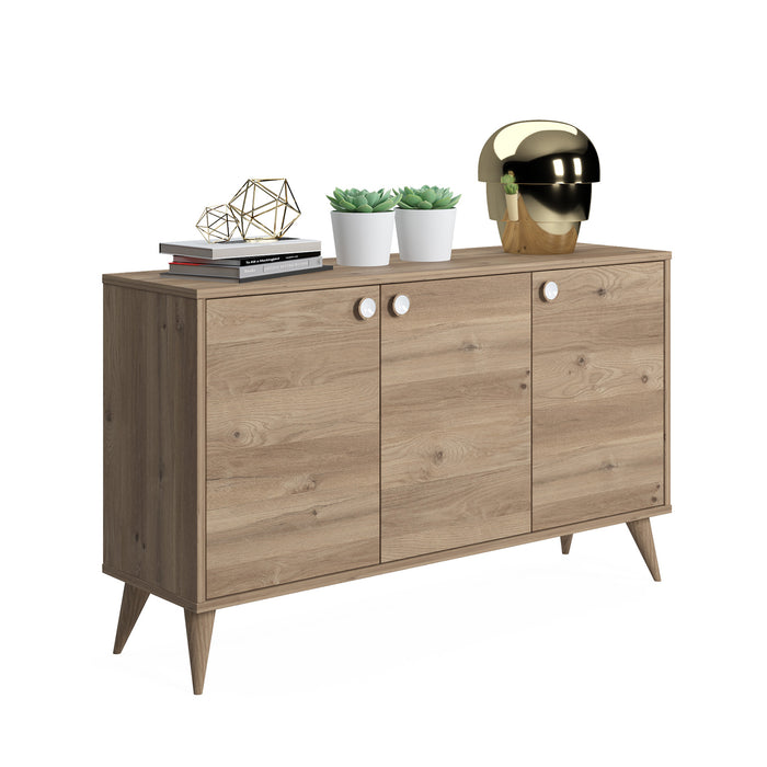 Vega 74cm Tall 3-Door Console Cabinet by Ruumstore