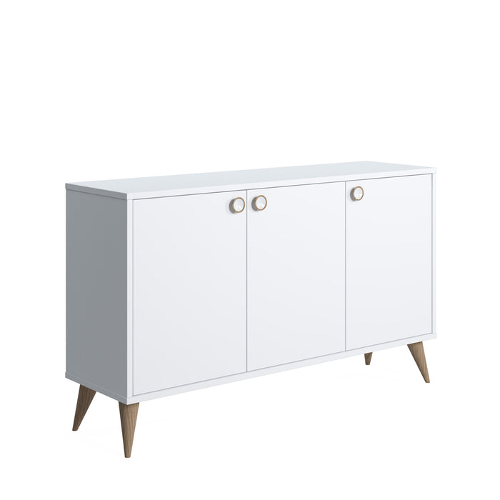 Vega 74cm Tall 3-Door Console Cabinet by Ruumstore