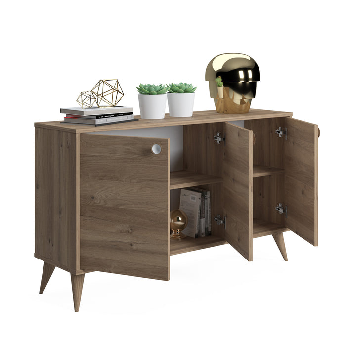 Vega 74cm Tall 3-Door Console Cabinet by Ruumstore