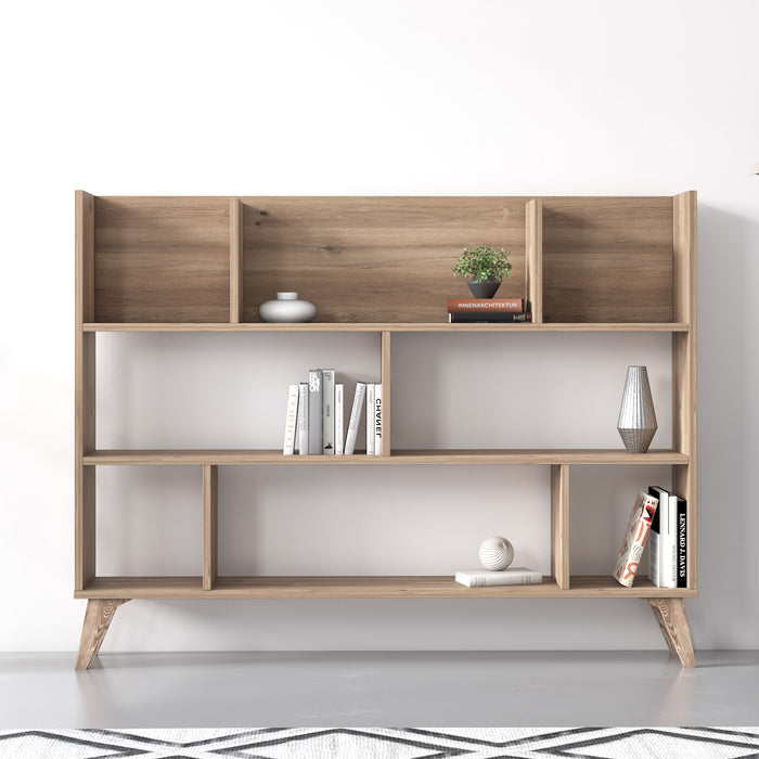 Frame Dion 140cm W x 106cm H Bookcase by Ruumstore