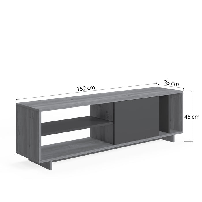 Ruby TV Stand, TV Unit, TV Table for TVs up to 60" Oak