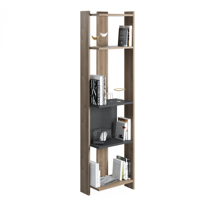 Ruby 17.32''W x 64.96''H Narrow Bookshelf by Ruumstore