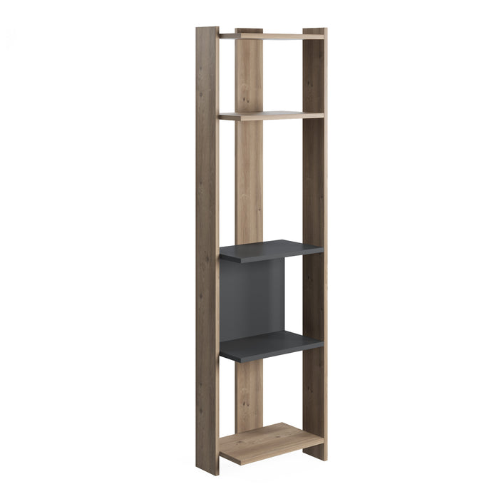 Ruby 17.32''W x 64.96''H Narrow Bookshelf by Ruumstore