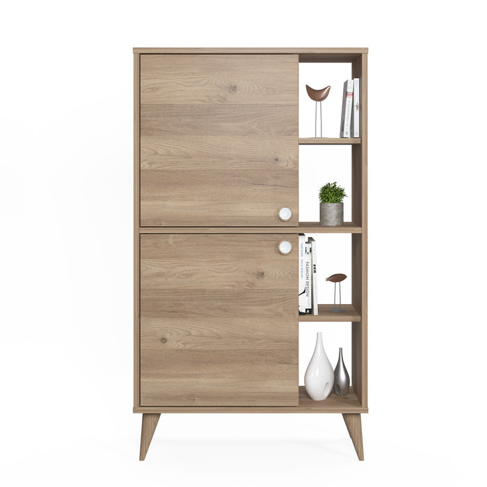 Vega 131cm Tall 2-Door Cabinet by Ruumstore