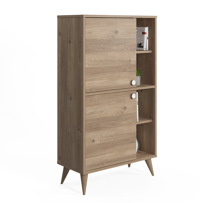 Vega 131cm Tall 2-Door Cabinet by Ruumstore