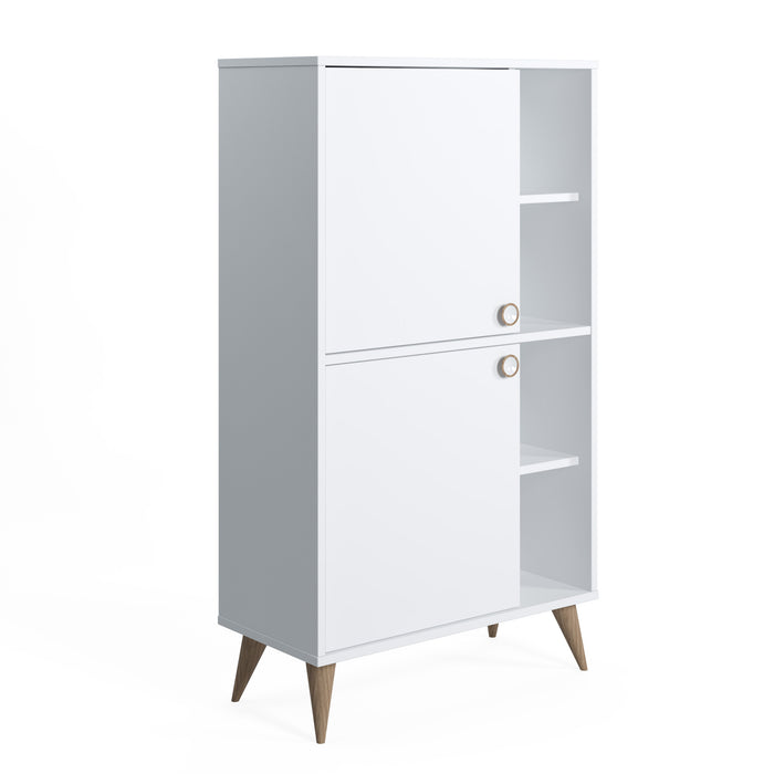 Vega 131cm Tall 2-Door Cabinet by Ruumstore