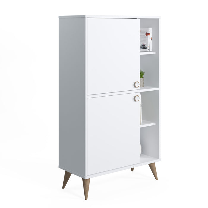 Vega 131cm Tall 2-Door Cabinet by Ruumstore