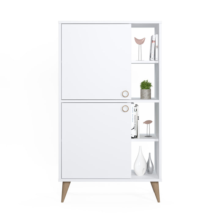 Vega 131cm Tall 2-Door Cabinet by Ruumstore