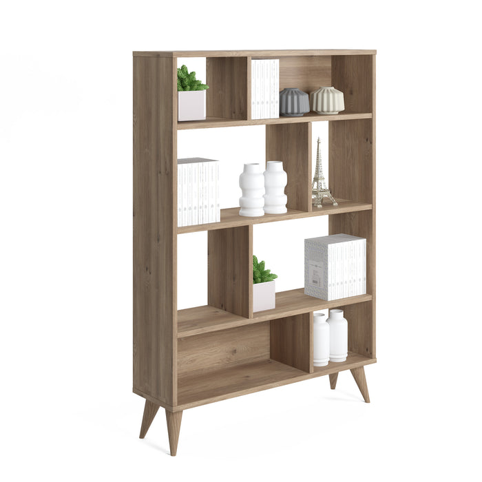 Vega 90cm W x 130cm H Wide Bookshelf by Ruumstore