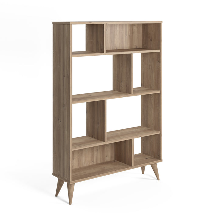 Vega 90cm W x 130cm H Wide Bookshelf by Ruumstore