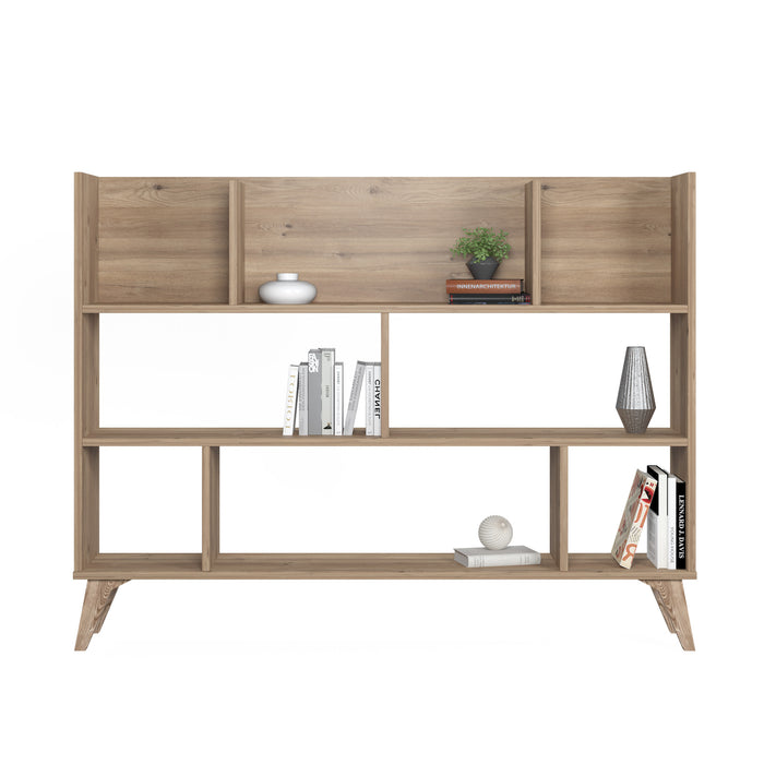 Frame Dion 140cm W x 106cm H Bookcase by Ruumstore