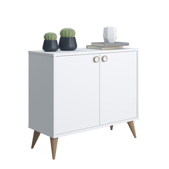 Vega 74 cm Tall 2-Door Accent Cabinet by Ruumstore