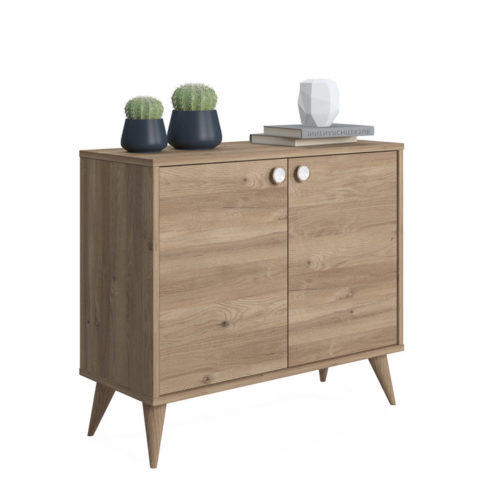 Vega 74 cm Tall 2-Door Accent Cabinet by Ruumstore