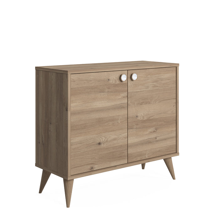 Vega 74 cm Tall 2-Door Accent Cabinet by Ruumstore