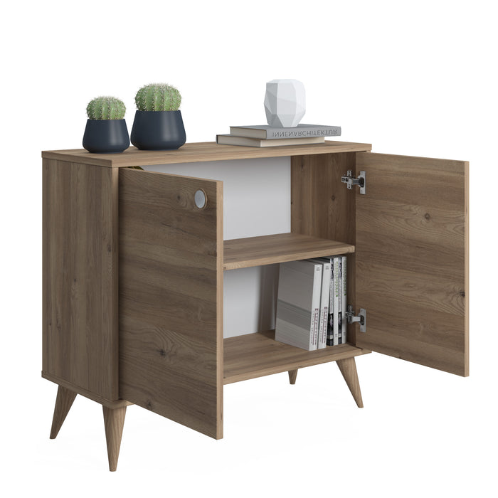 Vega 74 cm Tall 2-Door Accent Cabinet by Ruumstore