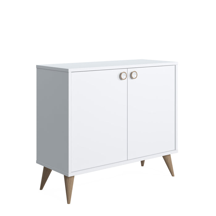 Vega 74 cm Tall 2-Door Accent Cabinet by Ruumstore