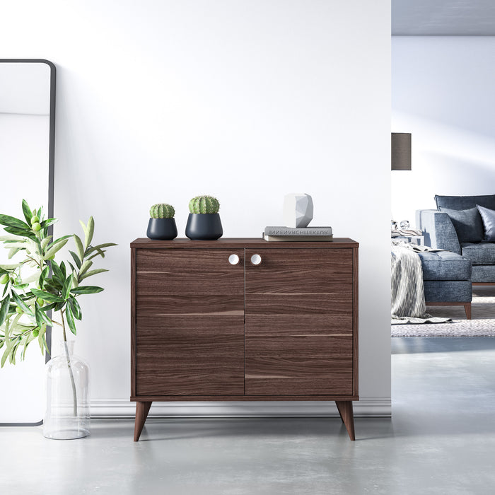 Vega 74 cm Tall 2-Door Accent Cabinet by Ruumstore