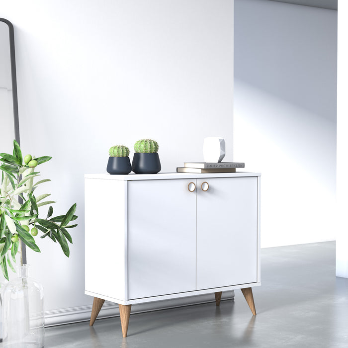 Vega 74 cm Tall 2-Door Accent Cabinet by Ruumstore