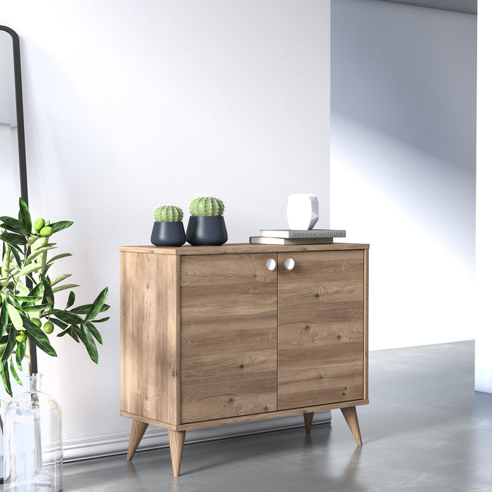 Vega 74 cm Tall 2-Door Accent Cabinet by Ruumstore